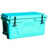 Hot Selling Blue color 65QT Outdoor cooler fish ice chest Box 2022 Popular Camping Cooler Box - as Pic